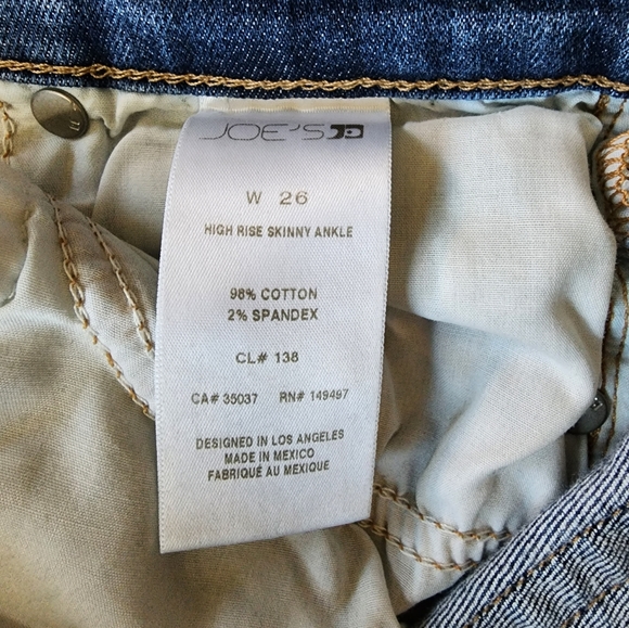 Joe's Jeans High-Rise Skinny Ankle Jeans - Picture 6 of 9